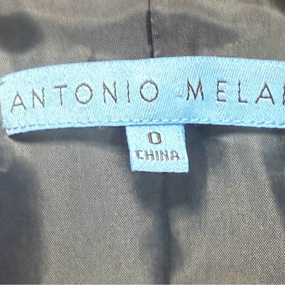ANTONIO MELANI Jacket Blazer Classic Black Soft Corduroy Velvet  Vintage Y2K - Picture 2 of 9